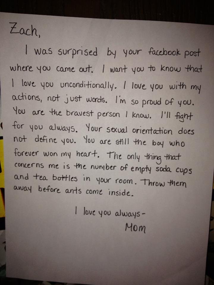 Letter from a Mom
